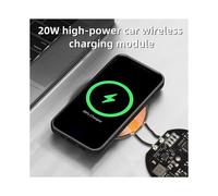 Modulo Trasmettitore Caricabatterie Wireless da 20 W, Scheda di Circuito di Ricarica Rapida Tipo C da 12 V e 24 V, Bobina, Pad di Ricarica Wireless