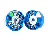 Modulo trasmettitore di temperatura Convertitore di segnale di temperatura PT100-50-500℃ Tipo K 0-1300℃ Trasmettitore di temperatura 4-20mA 0-10V 0-5V Modulo di temperatura 1 pz(-50-200C to 0-5V)