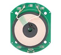 Modulo trasmettitore per ricarica wireless rapida, standard Qi universale, ultrasottile, ad alta potenza, con indicatore LED e interfaccia micro USB.