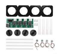 Modulo umidificatore a quattro spruzzi, 1,2 mm, FR-4, kit fai da te per creare nebbie e scheda driver, USB di tipo C DC5 V (kit modulo 2)