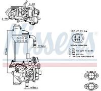 Valvola EGR NISSENS 98325