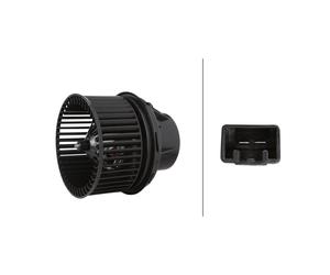 Modulo Ventilatore Interno 12 V 246 W 2 Poli HELLA 156 mm con Resistenza