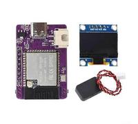 Modulo vocale AI per scheda ESP32 S3 N16R8 con processore dual-core e 0,96 pollici per display OLED, Wifi wireless e connettività 5.0, interfacce I2C UART ADC (A)