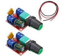 Modulo Youmile 2Pack 5A Motor Speed Controller Mini DC Motor PWM Controller di velocità controller di controllo interruttore Switch LED Dimmer 3V 6V 12V 24V 35V Max 90W