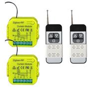 Modulo ZigBee per Tapparelle, Tende, Persiane, Interruttore Intelligente Telecomando RF 433MHZ, Compatibile con Alexa Google Home, Comando per Persiane Avvolgibili, Relè (2)