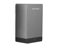 Modundry Asciugamani Elettrico ad Aria 7 Secondi per Asciugare, Asciuga Mani Automatico ad Alta velocità a Parete, Commerciale Bagno e Servizi igienici Ufficio ABS 1000W,Grigio Scuro