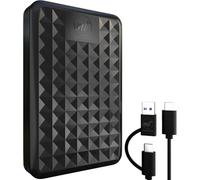 ModusTech, hard disk esterno portatile da 250 GB, USB 3.0/Type-C - HDD sottile ad alta velocità per backup, archiviazione, gaming - Compatibile con PC, Mac, laptop, PS4, Xbox, Windows, MacBook, Smart