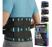 MODVEL Fascia Lombare di Sostegno per Uomini e Donne - Cintura Ortopedica con Correttore Posturale, Supporto Lombare Per La Scoliosi Sciatica, Ernia al Disco e Sollievo da Dolori alla Schiena (2XL)