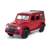 MODVKVK G63 AGM 1:32 Modellino Macchinina con Luce e Musica, Funzione Pull-Back, Pressofuso in Lega, Ideale per Bambini dai 3 anni e Collezionisti (Rosso)