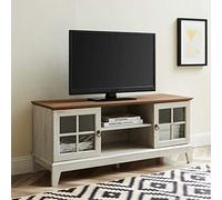Modway EEI-2544-WAL-WHI Isle 47" - Supporto TV, bianco noce