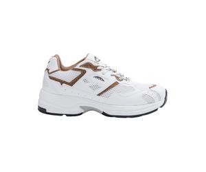 MoEa - Scarpe leggere in biomateriali - Rush White & Brown Palm per Uomo in Cotone - Taglia 42 - Marrone
