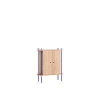 MOEBE S.115.1.C.OA Sistema di Scaffalature Rovere/Blu Profondo