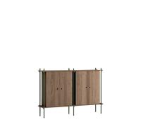 MOEBE S.115.2.E.SO Sistema di Scaffalature Rovere affumicato/Pino Verde