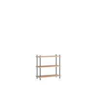 MOEBE S.85.1.A Sistema di Scaffalature Rovere/ Nero