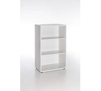 Möbelpartner Pico 143863 - Libreria, grigio chiaro, circa 65,0 x 39,5 x 110,3 cm