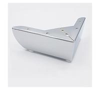 MOEENS Gambe per mobili, piedini in legno torniti per chignon, 4 pezzi, gambe per mobili in metallo dorato, gambe nere per tavolino da caffè, divano, vite con cuscinetti protettivi per pavimenti,