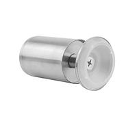 MOEENS Gambe per mobili, piedini in legno torniti per chignon, 4 pezzi, gambe regolabili in acciaio inox, piedini di ricambio per mobili, gambe di ricambio per sedie, tavoli, scrivanie, armadietti,