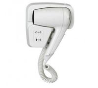 Moel 720 Furbi Bianco Asciugacapelli da Muro 1050W con Presa per Rasoio