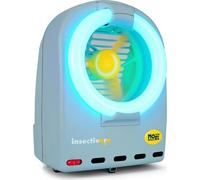 Moel Zanzarieria elettrica ammazza zanzare insetti mosche Elettroinsetticida Lampada Germicida per ambienti Lampada UV Potenza 75 Watt - 363G Insectivor...