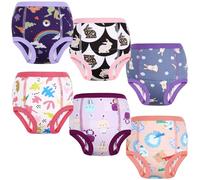 MOEMOE BABY Mutandine Apprendimento Bambino, Mutandine di Apprendimento per Bambini Confezione da 6 Cotone Viola 5 Anni