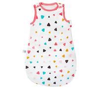 MOEMOE BABY Sacco nanna per bambino, 0,5 TOG, mussolina, sacco a pelo estivo, cotone senza maniche, sacco a pelo estivo XL