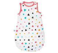 MOEMOE BABY Sacco nanna per bambino, 0,5 TOG, mussolina, sacco a pelo estivo, cotone senza maniche, sacco a pelo estivo M