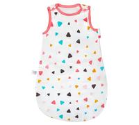 MOEMOE BABY Sacco nanna per bambino, 0,5 TOG, mussolina, sacco a pelo estivo, cotone senza maniche, sacco a pelo estivo L