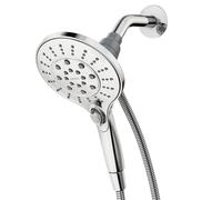 Moen 26112 Magnetix-Soffione Doccia Portatile a Sei funzioni da 5,5 Pollici con Sistema di aggancio Magnetico, 0 V, Finitura cromata, Confezione da 1 pz