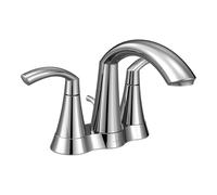 Moen 6172BN Glyde - Rubinetto da bagno ad arco alto, in nichel spazzolato, Finitura cromata, 1