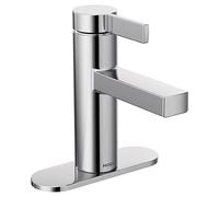 Moen 84774 Rubinetto da Bagno a Foro Singolo con Manico, 0 V, Finitura cromata