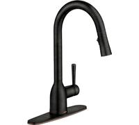 Moen 87233BRB Adler One-Handle High Arc Pulldown Kitchen Faucet, Mediterranean Bronze