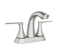 Moen Findlay Spot Resist 84515SRN - Rubinetto da bagno con due maniglie in nichel spazzolato, 10,2 cm