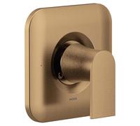 Moen Genta LX Bronzed Gold 1-Handle Posi-Temp Kit di rifinitura moderno bilanciamento della pressione, valvola richiesta, T2471BZG