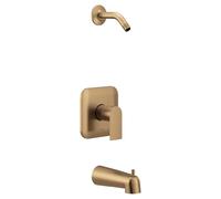 Moen Genta LX Bronzed Gold M-CORE 3-Series - Kit doccia con maniglia, braccio e beccuccio per vasca, valvola e soffione non inclusi, UT2473NHBZG