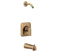 Moen Genta LX T2473NHBZG - Kit di finiture doccia Posi-Temp, valvola e soffione non inclusi, colore: oro bronzato