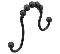 Moen Matte Black Shower Curtain Rings Pack of 12 SR2201BL