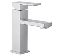 Moen Revyl 84771 - Rubinetto moderno per lavabo da bagno con monocomando e scarico a molla, cromato