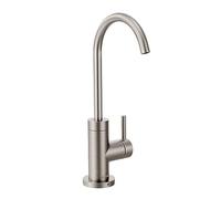 Moen Rubinetto moderno della bevanda della cucina dell'acqua fredda del sorso inossidabile resistente del punto con il sistema facoltativo di filtrazione, S5530SRS