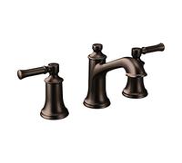 Moen T6805ORB Dartmoor Rubinetto da bagno a due maniglie ad arco basso, bronzo lucidato ad olio