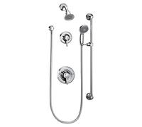 Moen T8342 Commercial Posi-Temp - Assetto per doccia con bilanciamento della pressione, senza valvola, cromato