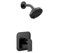 Moen UT2472EPBL Genta LX M-CORE 3-Series 1-Handle Shower Trim Kit, Valve Required, Matte Black