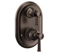 Moen UT3322ORB M-Core 3-Series-Rivestimento Doccia a 2 Maniglie trasferimento Integrata, valvola Richiesta, Bronzo lucidato a Olio