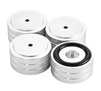 Moendergo 4 Pezzi Piedini per Amplificatore, Piedini per Amplificatore 40x20mm Piedini per Isolamento Cono in Lega di Alluminio Piedini per Base di Isolamento, per Altoparlanti HiFi Audio