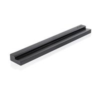 MÖNKE Scaffale per dischi in vinile - Esponga con eleganza i suoi dischi in riproduzione o preferiti sulla parete - Adatto a un disco di qualsiasi dimensione (Nero)