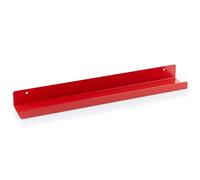 MÖNKE Scaffale Per Dischi In Vinile - Uno Scaffale Espositivo In Metallo - Esponga A Parete I Suoi Dischi Preferiti O In Riproduzione - Questo Portadischi In Vinile È Adatto A Tutti I Dischi (Rosso)