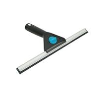 Moerman Lavavetri multiuso - Manico in plastica leggera e resistente - Canale in alluminio con gomma senza striature - 30,5 cm per la pulizia di finestre, docce e specchi