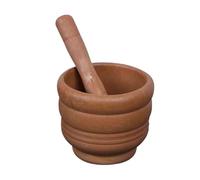 Mörser e Stößel - Set di pestelli | Polier | Morta di erbe e spezie | Handmühle delle ciotole di guacamole | Mulini di cibo, strumenti per assassini in granito, guacamole fresche, salsa, pesto