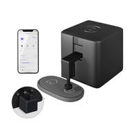 MOES Fingerbot Plus Smart Switch Toggle, Pulsante intelligente Pusher con controllo touch,Compatibile con Smart Life/Tuya APP，per Alexa/Google Home e Timer Controllo，MOES BLE HUB richiesto, nero