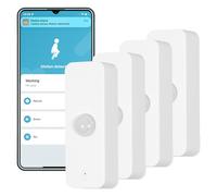 MOES Sensore di movimento WiFi - Sensore di movimento senza fili per Smart Home Sicurezza, nessun hub richiesto, compatibile con Smart Life/Tuya APP, Alexa, 4 pezzi