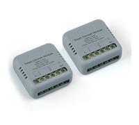 MOES Smart ZigBee Dimmer Switch Module, Richiede MOES Gateway, Mini Design, Supporta App Voice Alexa Google Home Remote Control, Dual Switch Networking, Timer, Condivisione di controllo, 2 Gang